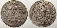 Brandenburg-Preußen 3 Pfennig Friedrich Wilhelm, der Große Kurfürst 1640-1688.