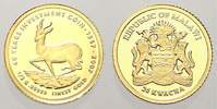 Malawi 20 Kwacha (Gold) Republik Malawi 1966 bis Heute.