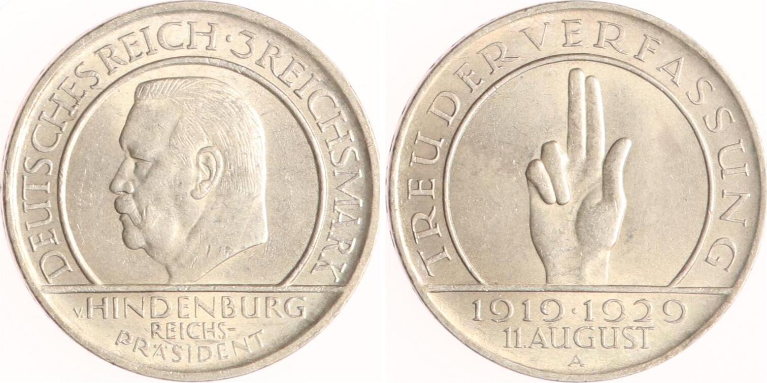 Weimarer Republik Reichsmark A Verfassung Ef Ma Shops