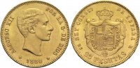 Spanien 25 Pesetas Alfonso XII.
