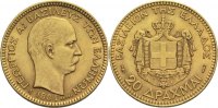 Griechenland 20 Drachmen Georg I.