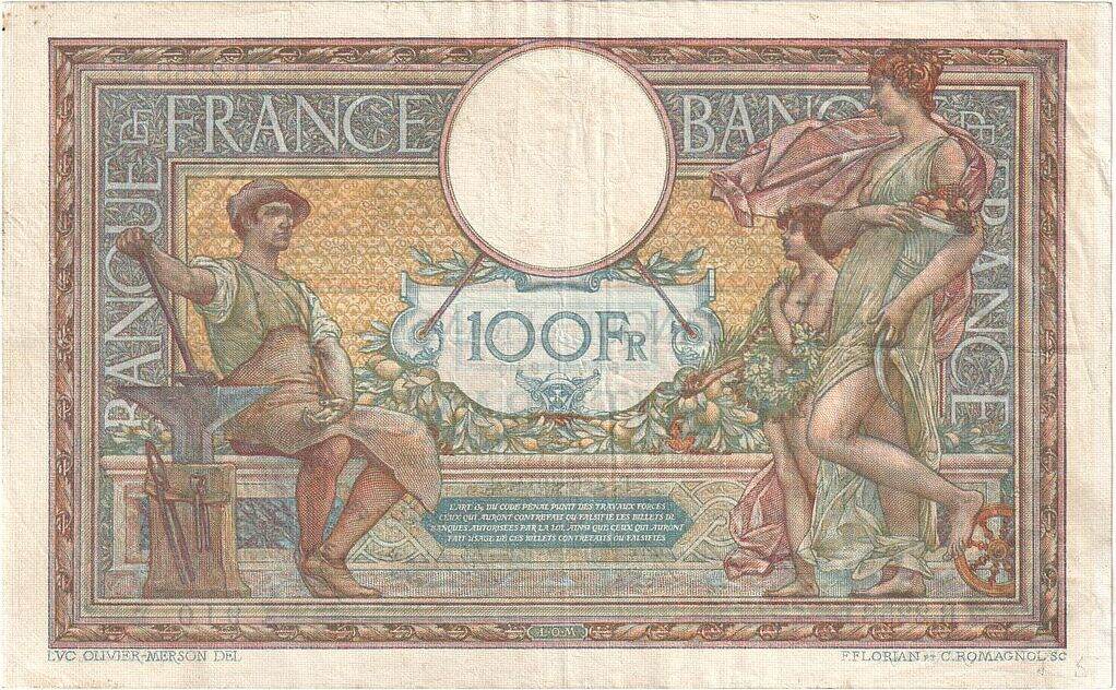 France Francs Luc Olivier Merson R Fayette Ef