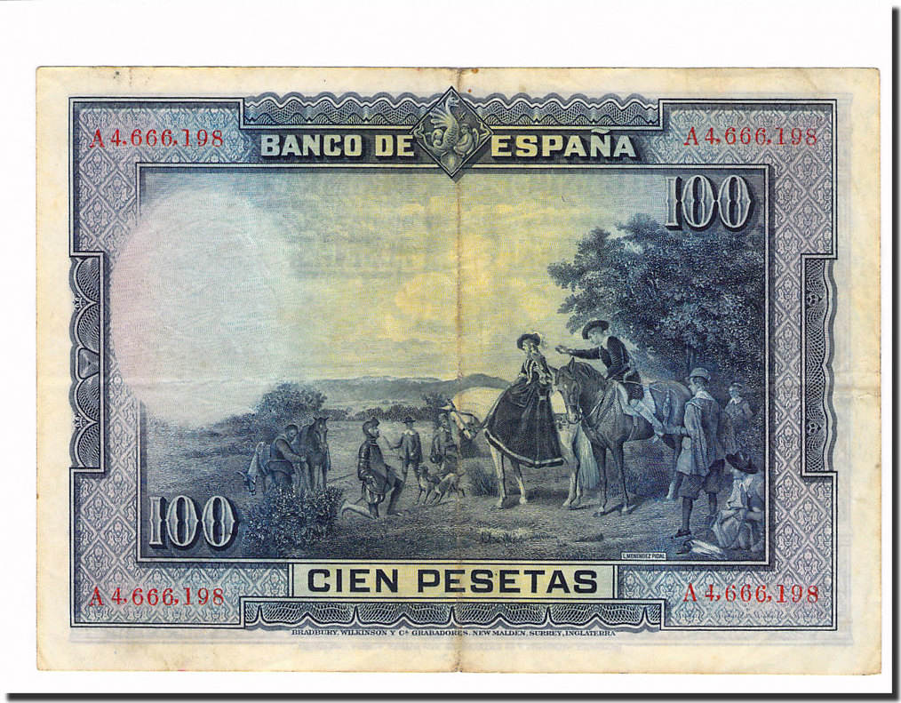 Spain Pesetas Banknote Km A Ef Ma Shops