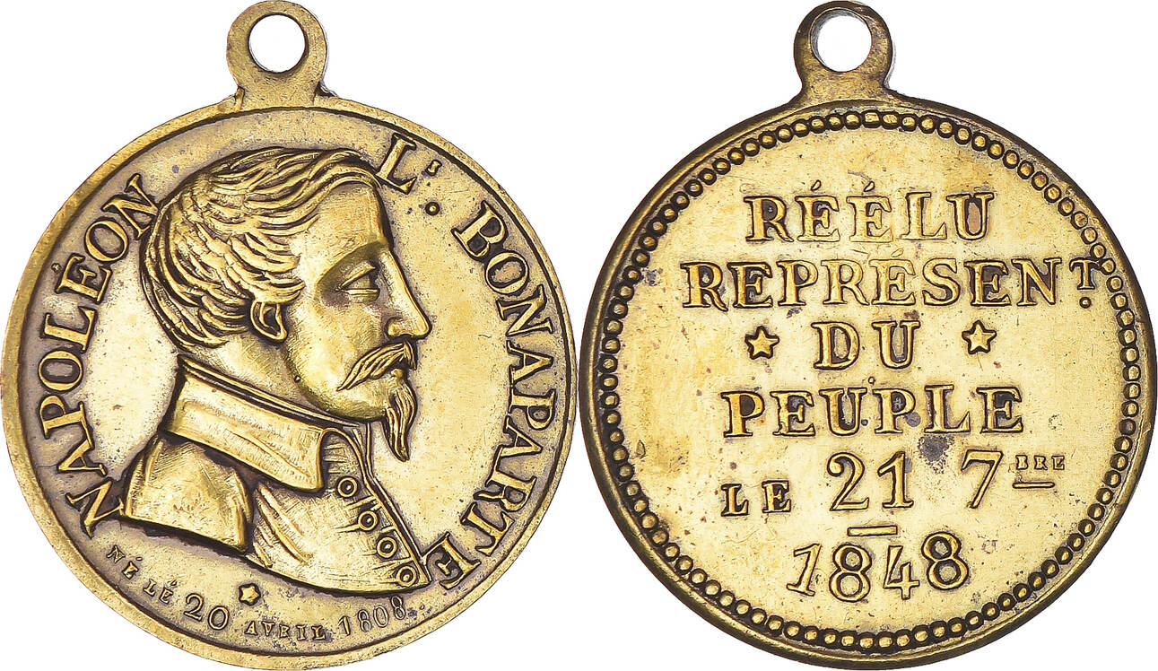 France Token Louis Napol On Bonaparte Repr Sentant Du Peuple Ms