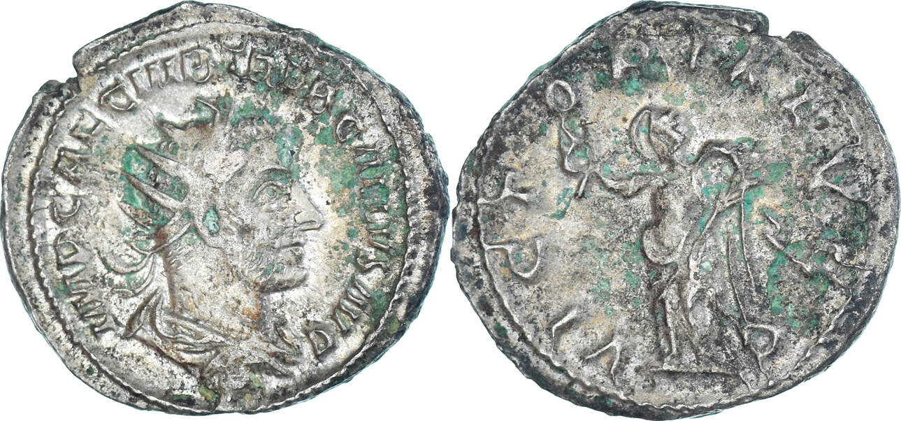 Antoninianus Rome Coin Trebonianus Gallus Rome Billon Ric