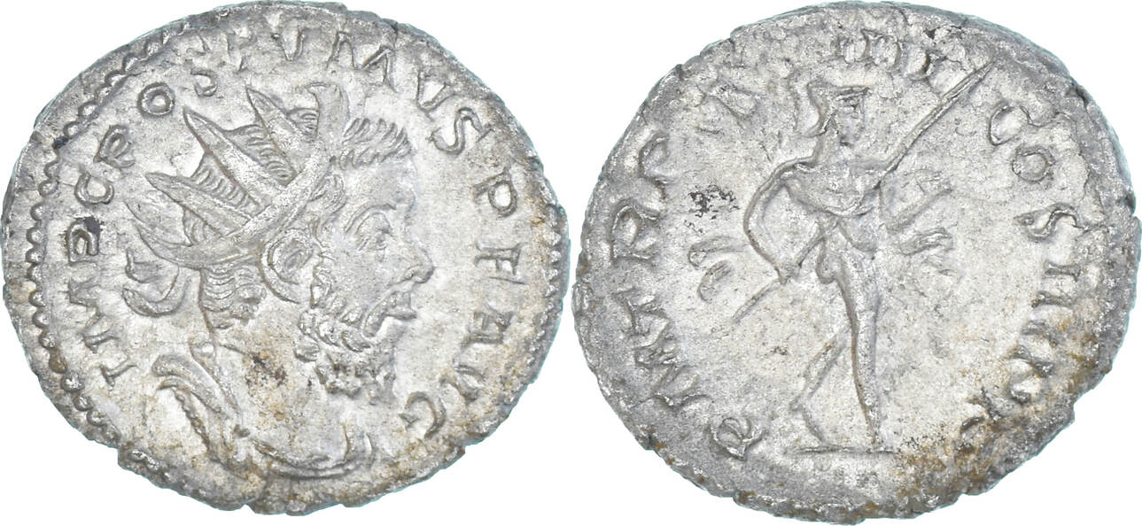 Antoninianus 260 269 Cologne Coin Postumus Cologne Billon RIC 57 AU