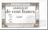 Assignats 100 Francs 100 Francs type Domaines Nationaux, signé Benoit