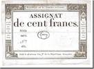 Assignats 100 Francs 100 Francs type Domaines Nationaux, signé Emery
