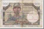Trésor 5 NF / 500 Francs French Banknoten des Schatzamt Frankreich 5 NF / 500 Francs type Trésor Public