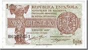 Spain 1 Peseta Foreign Banknoten Spain, 1 Peseta type 1937-38