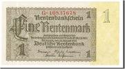 Germany 1 Renten Mark Foreign Banknoten Germany, 1 Rentenmark type 1937, Deutschland