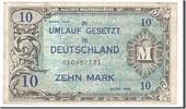 Germany 10 Mark Foreign Banknoten Germany, 10 Mark type 1944, Deutschland