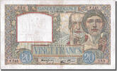 « Banque De France » 20 Francs French Banknoten Frankreich 20 Francs type Science et Travail