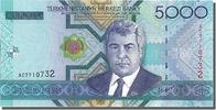 Turkmanistan 5000 Manat Foreign Banknoten Turkmanistan, 5000 Manat type Niyazov, 2005