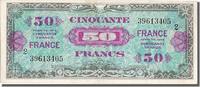 Trésor 50 Francs French Banknoten des Schatzamt Frankreich 50 Francs type Verso France