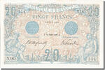 Banque De France 20 Francs French Banknoten Frankreich 20 Francs type Bleu