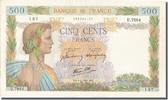 Banque De France 500 Francs French Banknoten Frankreich 500 Francs type La Paix