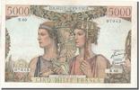 Banque De France 5000 Francs French Banknoten Frankreich 5 000 Francs type Terre et Mer