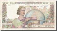 Banque De France 10 000 Francs French Banknoten Frankreich 10 000 Francs type Génie Français
