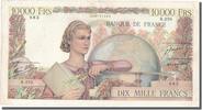 Banque De France 10 000 Francs French Banknoten Frankreich 10 000 Francs type Génie Français