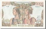 Banque De France 5000 Francs French Banknoten Frankreich 5000 Francs type Terre et Mer
