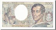 Banque De France 200 Francs French Banknoten Frankreich 200 Francs type Montesquieu