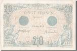 Banque De France 20 Francs French Banknoten Frankreich 20 Francs type Bleu
