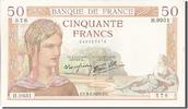 Banque De France 50 Francs French Banknoten Frankreich 50 Francs type Cérès