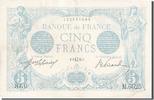 Banque De France 5 Francs French Banknoten Frankreich 5 Francs type Bleu