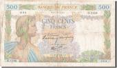 Banque De France 500 Francs French Banknoten Frankreich 500 Francs type La Paix