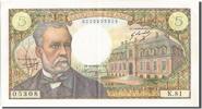 Banque De France 5 Francs French Banknoten Frankreich 5 Francs type Pasteur