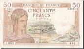 Banque De France 50 Francs French Banknoten Frankreich 50 Francs type Cérès