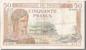 Banque De France 50 Francs French Banknoten Frankreich 50 Francs type Cérès