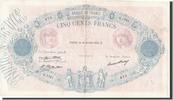 Banque De France 500 Francs French Banknoten Frankreich 500 Francs type Bleu et Rose