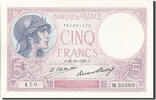 Banque De France 5 Francs French Banknoten Frankreich 5 Francs type Violet