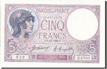 Banque De France 5 Francs French Banknoten Frankreich 5 Francs type Violet