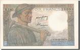 Banque De France 10 Francs French Banknoten Frankreich 10 Francs type Mineur