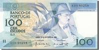 Portugal 100 Escudos Foreign Banknoten Portugal, 100 Escudos, type Fernando Pessoa