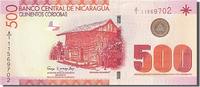 Nicaragua 500 Cordobas Foreign Banknoten Nicaragua, 500 Cordobas, type Maison natale de Sandino