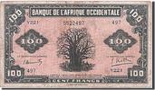 Western Africa 100 Francs Foreign Banknoten Western Africa, 100 Francs, type 1942-1943