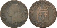 French Royal Sol Royal French coins Frankreich Königreichr Louis XVI, Sol à l'Ecu 1791 Paris, KM
