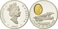 Canada 20 Dollars Foreign Coins Münzen Canada, Elisabeth II, 20 Dollars Frank W.Baillie 1992, KM 2