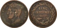 Monaco 5 Centimes Foreign Coins Münzen Monaco, Honoré V, 5 Centimes petite tête 1837 Monte Carlo,