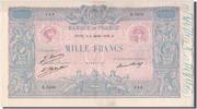 Banque De France 1000 Francs French Banknoten Frankreich 1000 Francs type Bleu et Rose