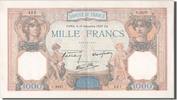 Banque De France 1000 Francs French Banknoten Frankreich 1000 Francs Type Cérès et Mercure Modifié