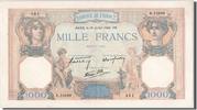 Banque De France 1000 Francs French Banknoten Frankreich 1000 Francs Type Cérès et Mercure Modifié