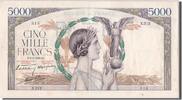 Banque De France 5000 Francs French Banknoten Frankreich 5000 Francs Victoire type 1934 « Impression à Plat »