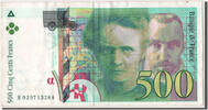 Banque De France 500 Francs French Banknoten Frankreich 500 Francs Pierre et Marie Curie type 1993 Modifié