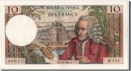 Banque De France 10 Francs French Banknoten Frankreich 10 Francs Voltaire type 1963
