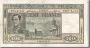 Belgium Token Foreign Banknoten Belgique, 100 Francs type Dynastie